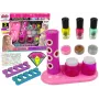 LEAN TOYS Zestaw do malowania paznokci Dozownik brokatu Naklejki do lakieru