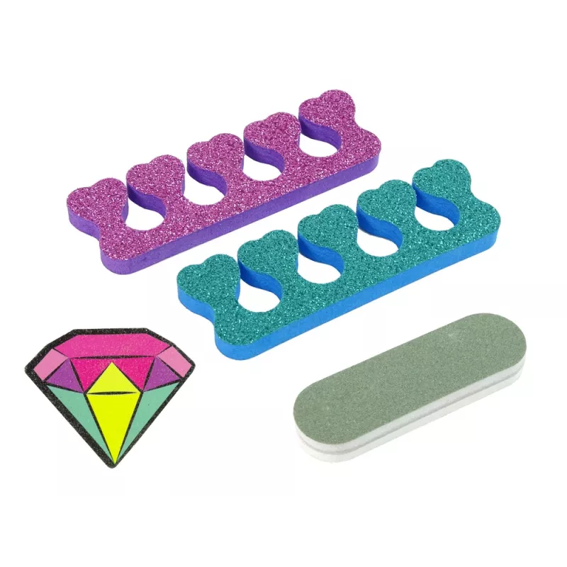 LEAN TOYS Zestaw do Malowania Paznokci Lakiery Pisaki Kolorowe Naklejki
