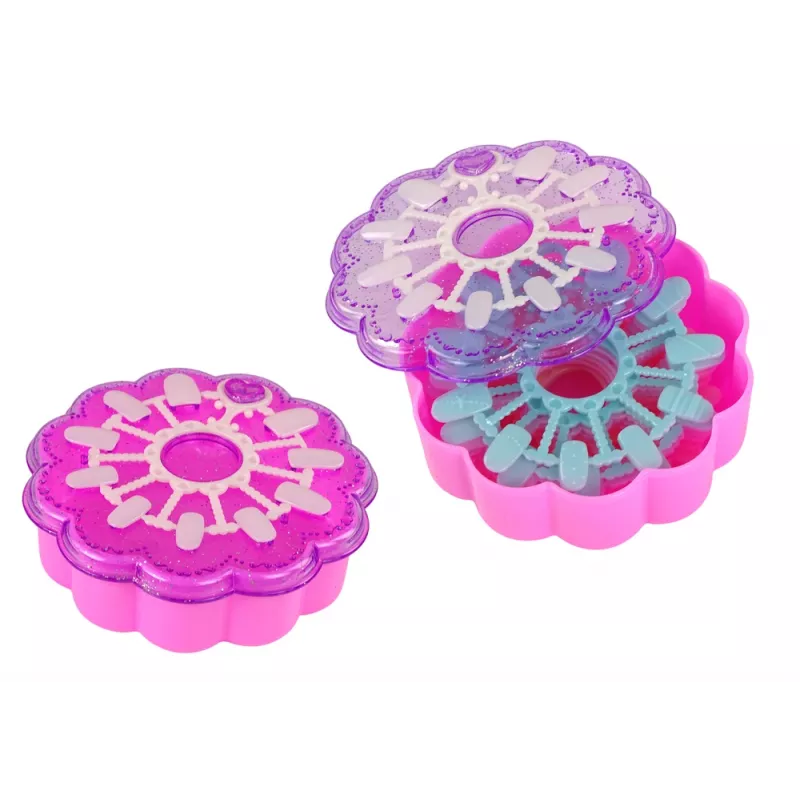 LEAN TOYS Zestaw do Stylizacji Paznokci dla Małych Dam Nail Art Studio