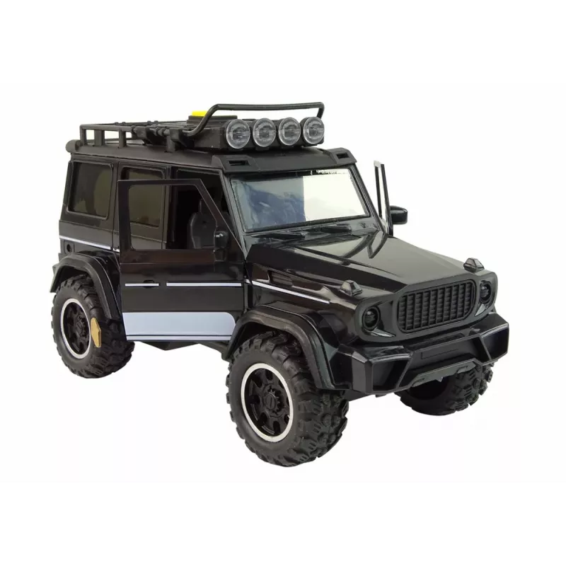 LEAN TOYS Off-Road Car 1:14 Friction Drive Black