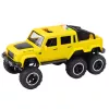 LEAN TOYS Samochód terenowy z napędem frykcyjnym, światła i dźwięki, żółty, 6x6, 1:16
