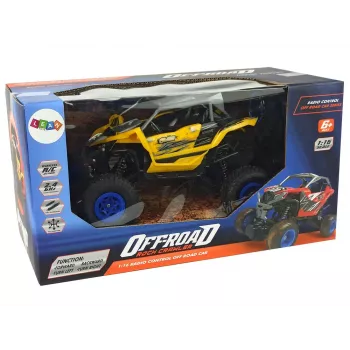 LEAN TOYS Off-road Zdalnie Sterowany 2.4 GHz 1:16 Żółty