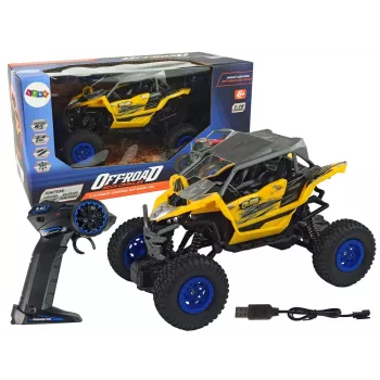 LEAN TOYS Off-road Zdalnie Sterowany 2.4 GHz 1:16 Żółty