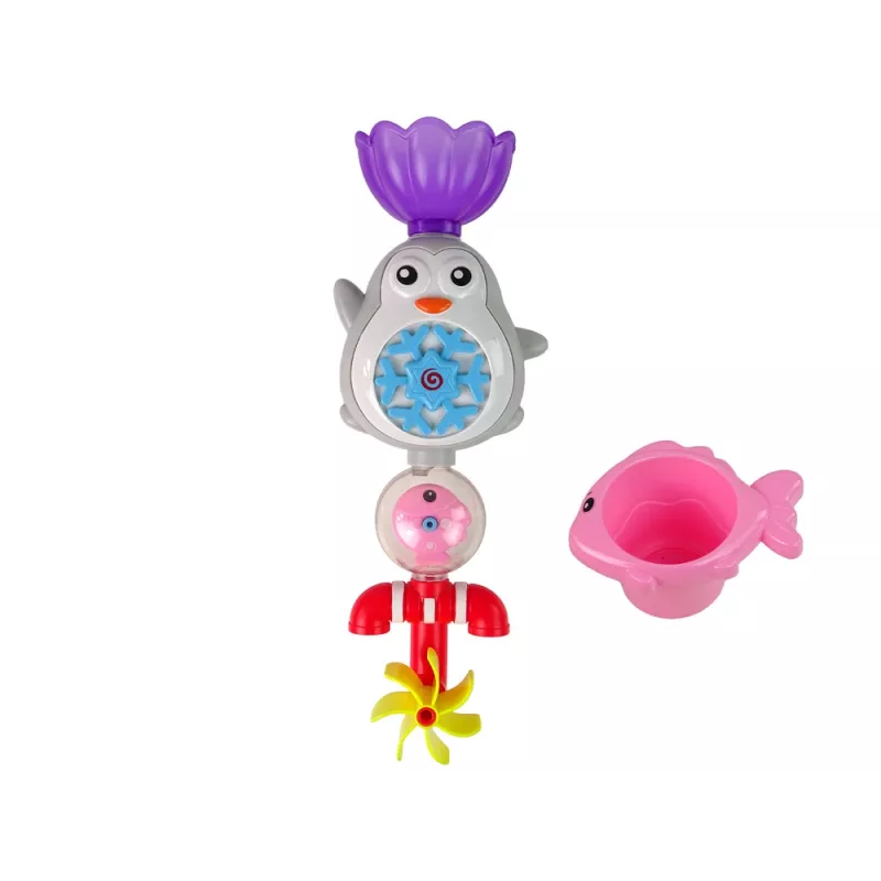 LEAN TOYS Zabawka do kąpieli Pingwin dla dzieci
