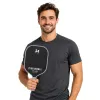 LEAN TOYS Zestaw do pickleball, tenisa i badmintona z 2 piłkami, czarno-szary