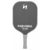 LEAN TOYS Zestaw do pickleball, tenisa i badmintona z 2 piłkami, czarno-szary