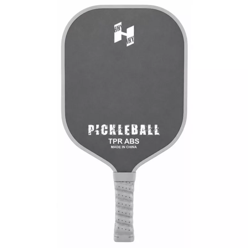 LEAN TOYS Zestaw do pickleball, tenisa i badmintona z 2 piłkami, czarno-szary