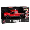 LEAN TOYS Pickup Truck 1:12 RC z otwieranymi drzwiami, światłami tylnymi i dźwiękiem – czerwony