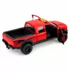 LEAN TOYS Pickup Truck 1:12 RC z otwieranymi drzwiami, światłami tylnymi i dźwiękiem – czerwony