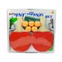 LEAN TOYS Zestaw do ping ponga, rakietki do tenisa stołowego, 5 piłek i siatka