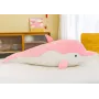 LEAN TOYS Różowy Delfin Pluszowa Maskotka 70 cm
