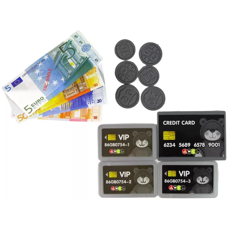 LEAN TOYS Plastikowa Kasa Fiskalna dla Dzieci