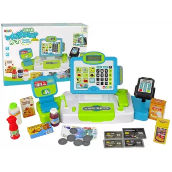LEAN TOYS Plastikowa Kasa Fiskalna dla Dzieci