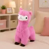LEAN TOYS Pluszowa Alpaka Lama Pluszak – Ultra Miękki Przytulanka Różowy 28 cm