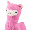 LEAN TOYS Pluszowa Alpaka Lama Pluszak – Ultra Miękki Przytulanka Różowy 28 cm