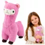 LEAN TOYS Pluszowa Alpaka Lama Pluszak – Ultra Miękki Przytulanka Różowy 28 cm