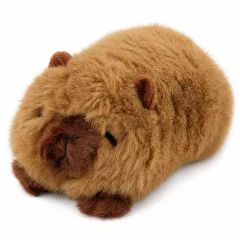 LEAN TOYS Pluszowa Kapibara Maskotka Zwierzęca Przytulanka Brązowa 16 cm