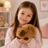 LEAN TOYS Pluszowa Kapibara Maskotka Zwierzęca Przytulanka Brązowa 16 cm