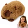 LEAN TOYS Pluszowa Kapibara Maskotka Zwierzęca Przytulanka Brązowa 16 cm