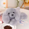 LEAN TOYS Pluszowy Cocker Spaniel z Obciążonymi Łapami, Szary, 30 cm