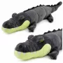 LEAN TOYS Pluszowy Krokodyl Mascot Przytulanka - Realistyczny Szary, 90 cm