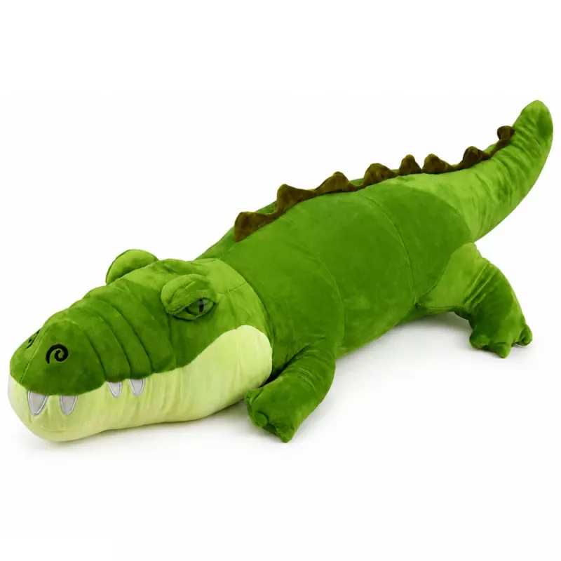 LEAN TOYS Pluszowy Krokodyl Mascot Przytulanka Realistyczny Zielony 70cm