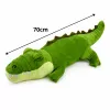 LEAN TOYS Pluszowy Krokodyl Mascot Przytulanka Realistyczny Zielony 70cm