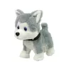 LEAN TOYS Pluszowy Pies Interaktywny Edukacyjna Smycz Piosenki Spacery