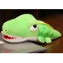 LEAN TOYS Pluszowy Zielony Krokodyl Mascot Puppet 30 cm