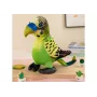 LEAN TOYS Pluszowa maskotka zielona papuga 20 cm