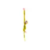 LEAN TOYS Pluszowa Małpka Mascot z Dźwiękiem, Żółta 80 cm