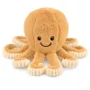 LEAN TOYS Pluszowa Ośmiornica z Elastycznymi Mackami, Beżowa 50 cm – Miękka Przytulanka