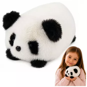 LEAN TOYS Pluszowa Panda Mascot Przytulanka Czarno-Biała 16 cm