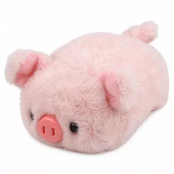 LEAN TOYS Pluszowa Świnka Maskotka Miękka Przytulanka Różowa 16 cm