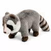 LEAN TOYS Pluszowy Szop Mascot – Realistyczny Mięciutki Przytulanka, Szary 45 cm