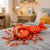 LEAN TOYS Pluszowa Zabawka Przytulanka Duża Krewetka Zwierzę Morskie 55 cm