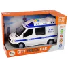 LEAN TOYS Samochód policyjny z napędem ciernym, dźwiękiem i światłem
