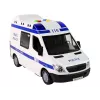 LEAN TOYS Samochód policyjny z napędem ciernym, dźwiękiem i światłem