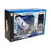 LEAN TOYS Policyjny Samolot Składany z Samochodzikami 1:64 z Światłami i Dźwiękami