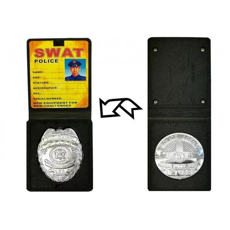 LEAN TOYS Police Play Set Rattling Raffle