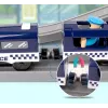 LEAN TOYS Police Town Train Set Blue 203 km/h