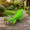 LEAN TOYS Figurka Modliszki z Gumy Rozciągliwa Realistyczna Zielona 18 cm