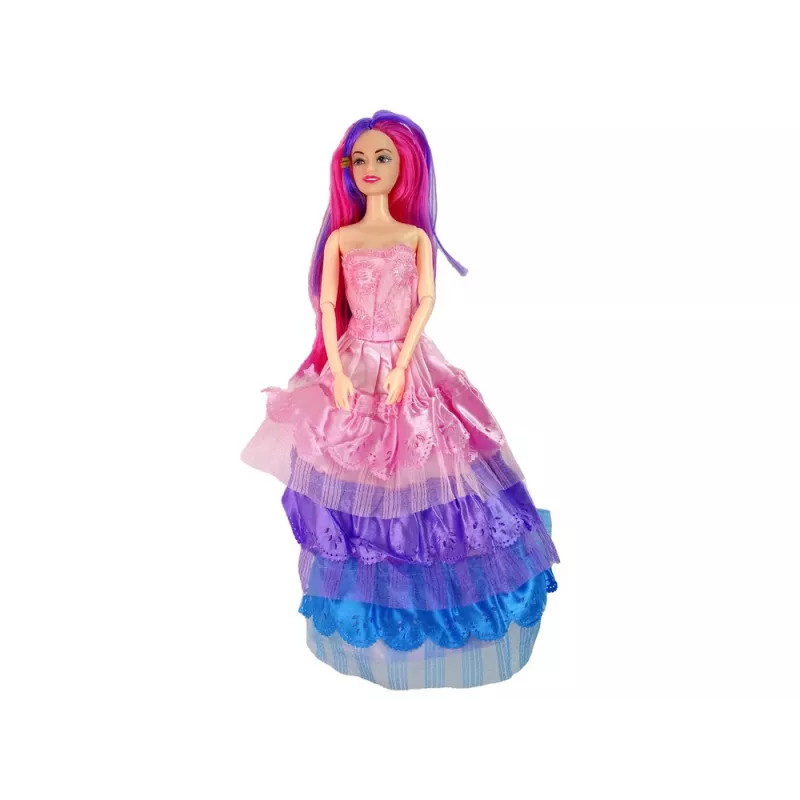 LEAN TOYS Lalka Księżniczka z Białym Kucykiem Figurki Akcesoria