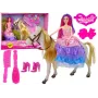 LEAN TOYS Lalka Księżniczka z Białym Kucykiem Figurki Akcesoria