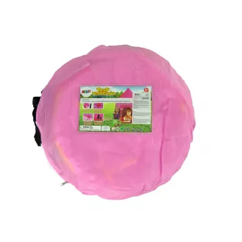 LEAN TOYS Princess Palace Namiot Domek dla Małej Księżniczki Różowy 135 x 105 cm