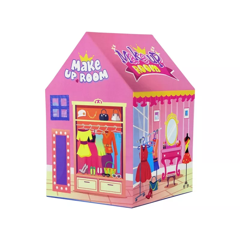 Namiot Księżniczki LEAN TOYS dla Dzieci Salon Piękności Różowy Akcesoria Korona
