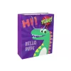 LEAN TOYS Purpurowa papierowa torba prezentowa z dinozaurem 32cm x 26cm x 10cm