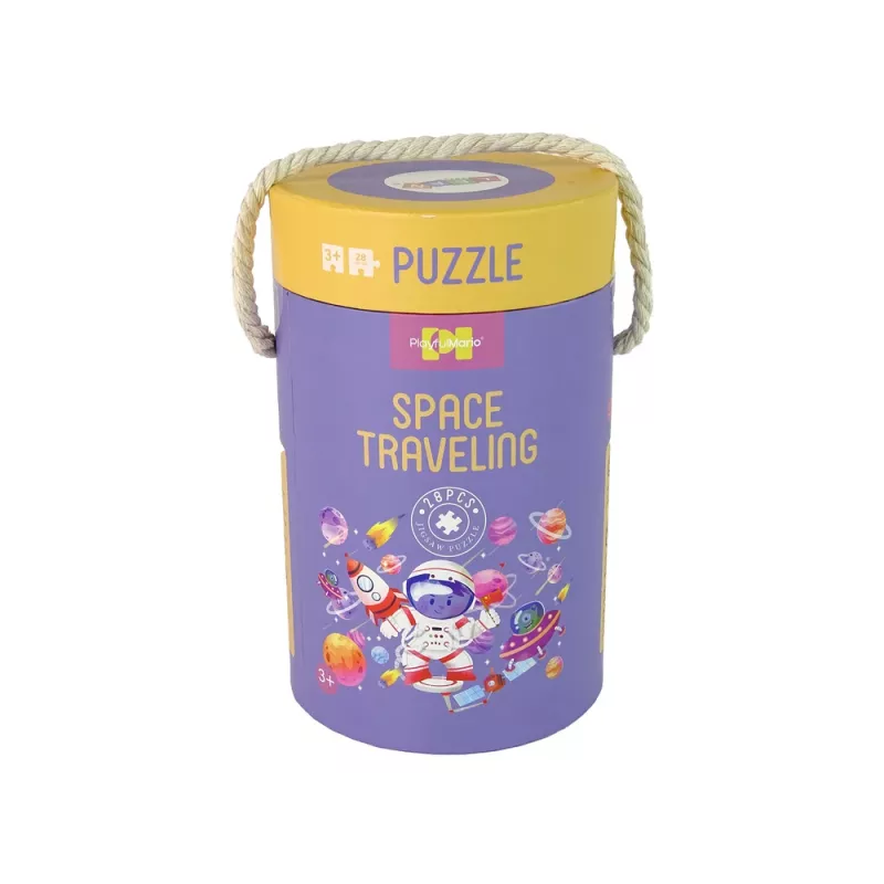 LEAN TOYS Puzzle in a Tube Cosmos 28 Pieces