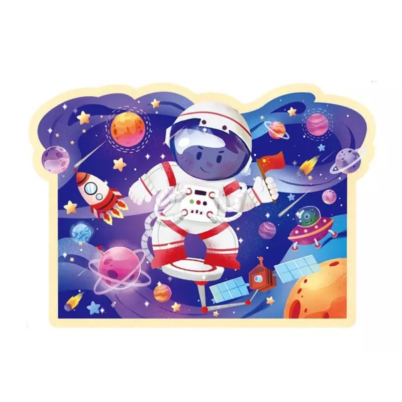 LEAN TOYS Puzzle in a Tube Cosmos 28 Pieces