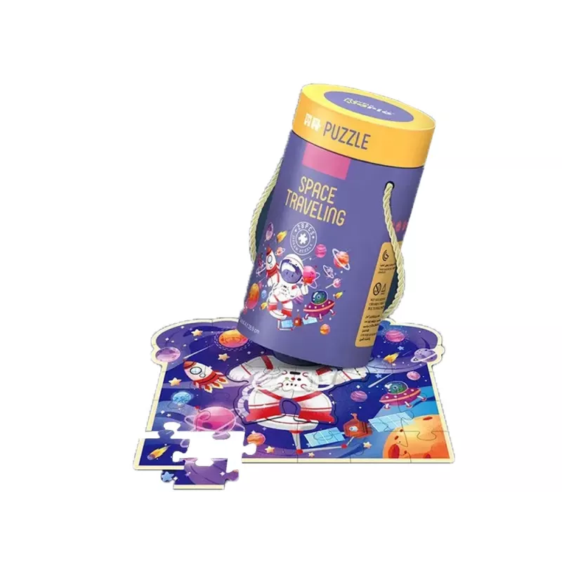 LEAN TOYS Puzzle in a Tube Cosmos 28 Pieces